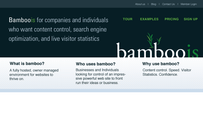 Bamboo Product Website