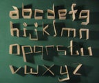 Fold - Full Alphabet typeface