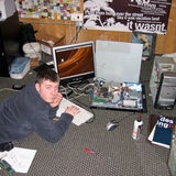 Justin sherlock with the kil box