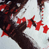 paper samples rock mixed media