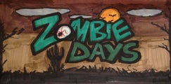 Zombie Days Opening Screen Inked Sketch