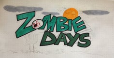 Zombie Days Inked Sketch